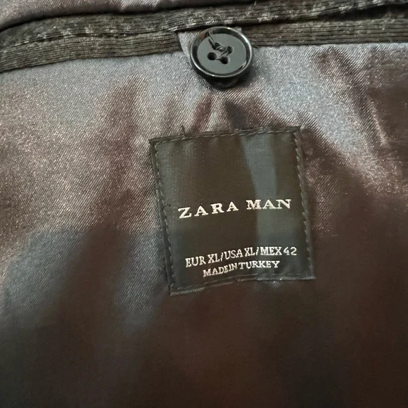 Zara Men’s slim fit snake print blazer, size XL - 42R - Picture 5 of 9